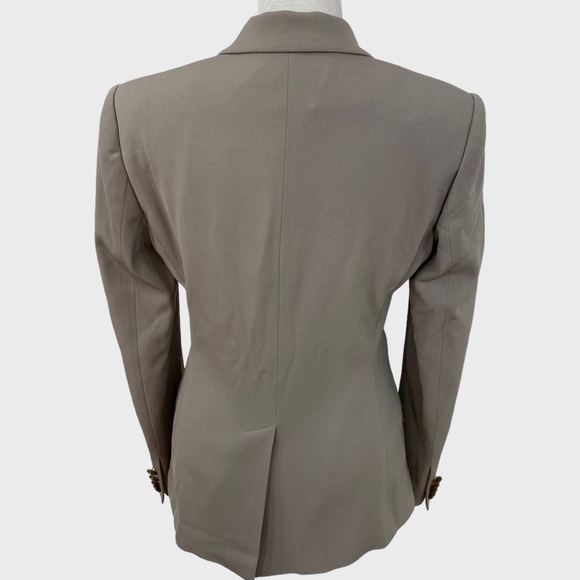 Ralph Lauren Black Label Taupe Wool Blazer Size 4 - Picture 5 of 9
